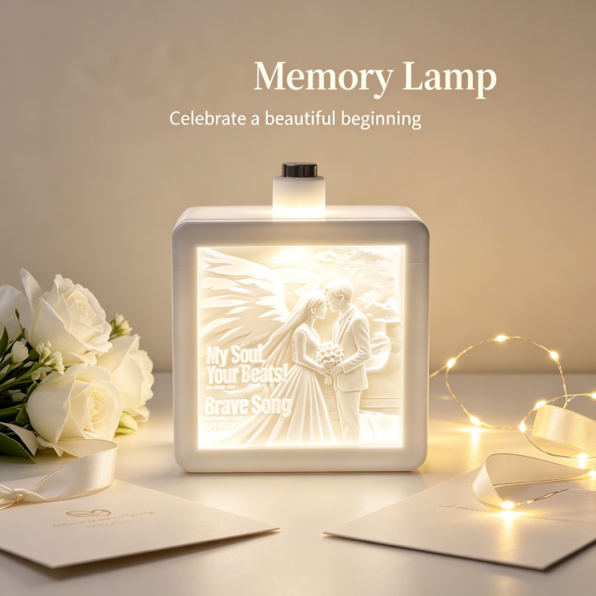Lighting Decor Photos - Spersonalizowana lampka nocna LED z nadrukiem