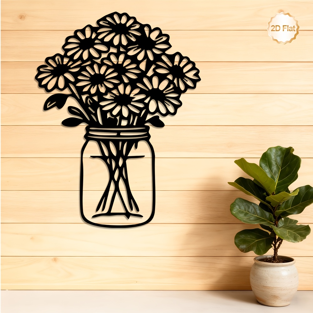 Kitchen Decor Lighting - CIFBUY Metalowa dekoracja ścienna w kształcie