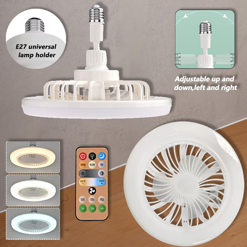 Decor Lighting Ceiling Fans - Wentylator sufitowy 2 w 1 Lampy
