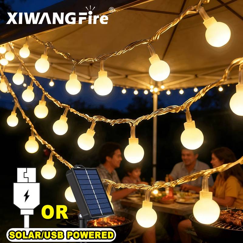Lampki solarne/USB/bateryjne,  – Garden Lighting Decor recenzja i cena