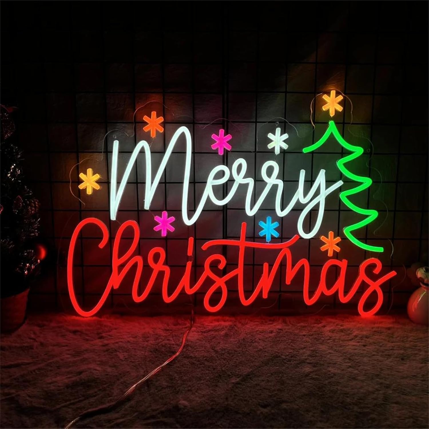 Świąteczny neon z kolorowymi g – Lighting Decoration Ideas For Home recenzja i cena