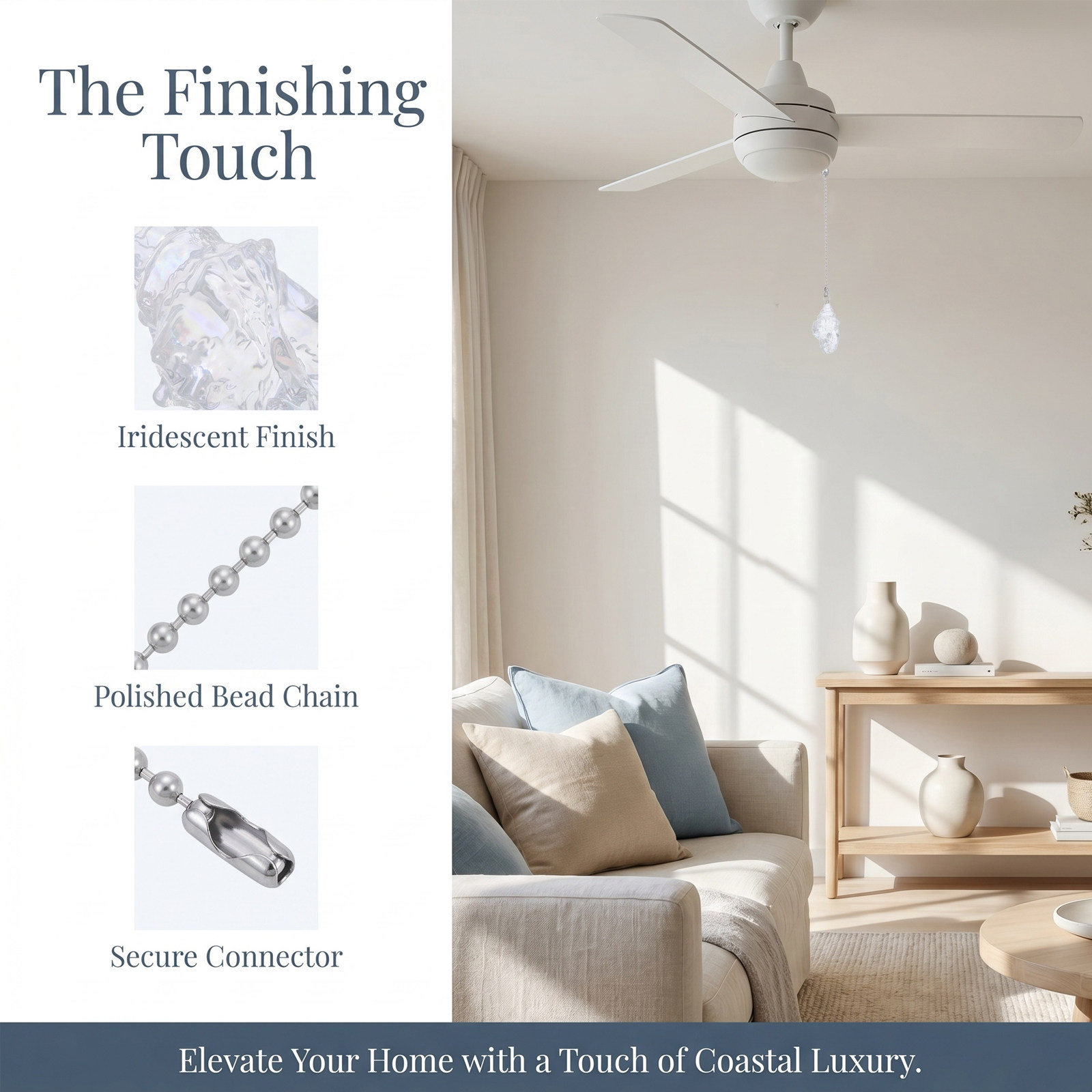 Łańcuszek do regulacji prędkoś – Decor Lighting Ceiling Fans recenzja i cena