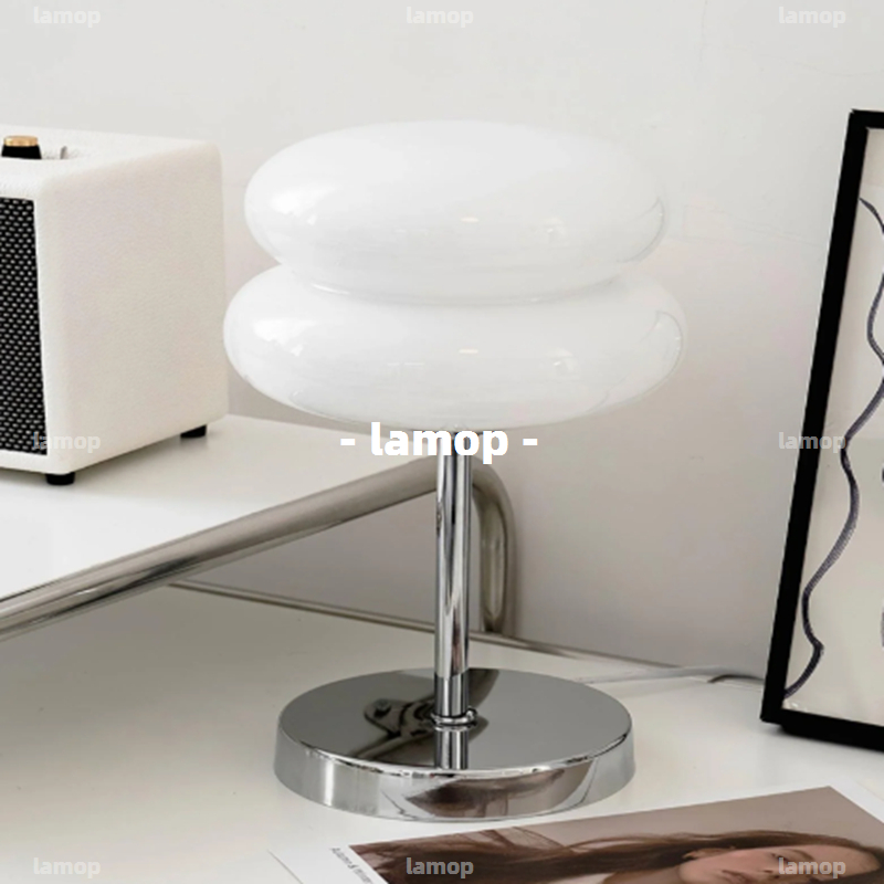 Lampa stołowa Bauhaus Cream-Gl – Room Lighting Bedroom Decor recenzja i cena