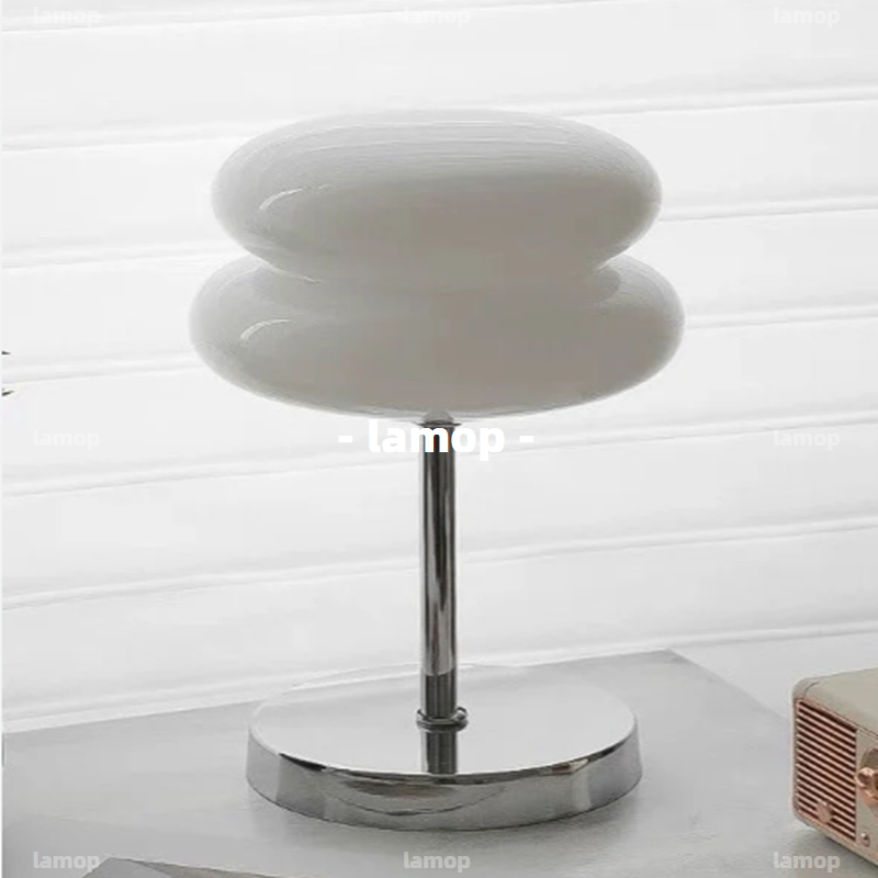 Lampa stołowa Bauhaus Cream-Gl – Room Lighting Bedroom Decor recenzja i cena