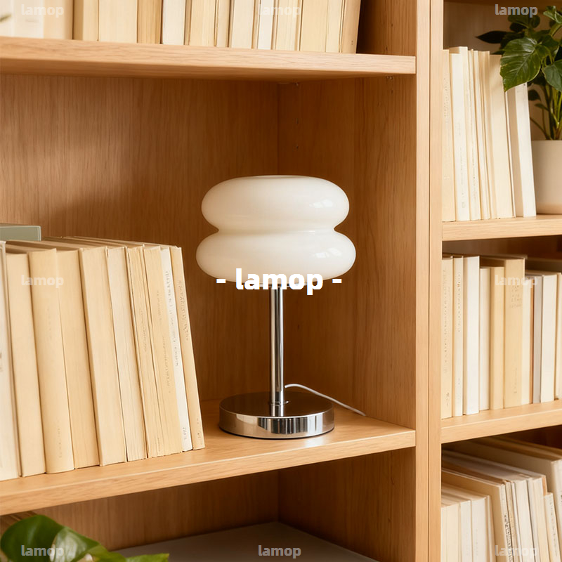 Lampa stołowa Bauhaus Cream-Gl – Room Lighting Bedroom Decor recenzja i cena