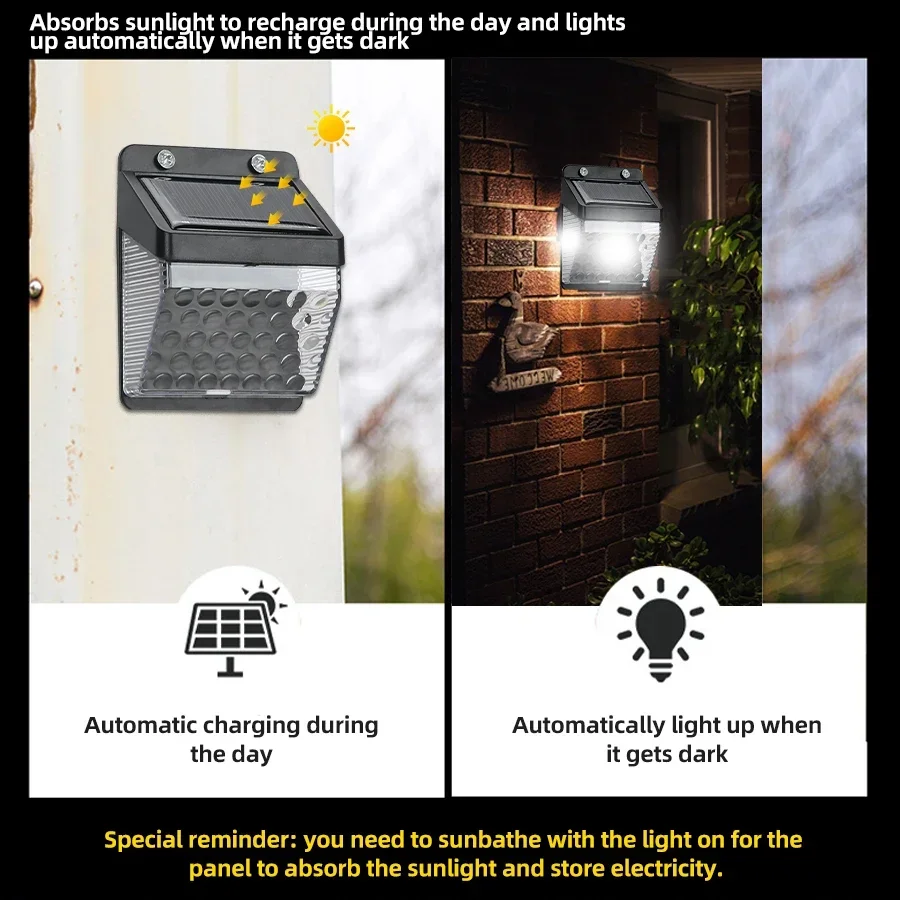 Lampa solarna LED z czujnikiem – Garden Lighting Decor recenzja i cena