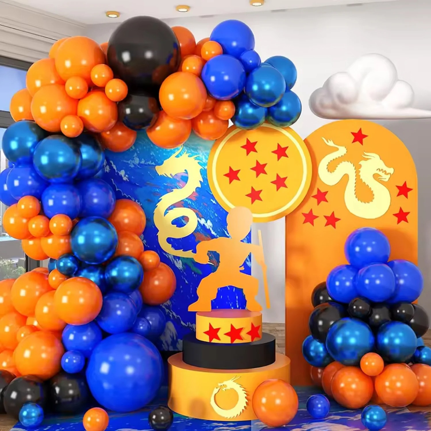 110 sztuk pomarańczowo-niebies – Orange Lighting Decor recenzja i cena
