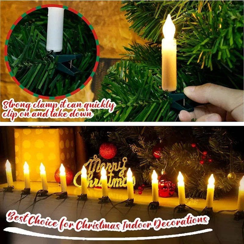 Świeczki stożkowe bez płomieni – Home Decor Lighting Tree recenzja i cena