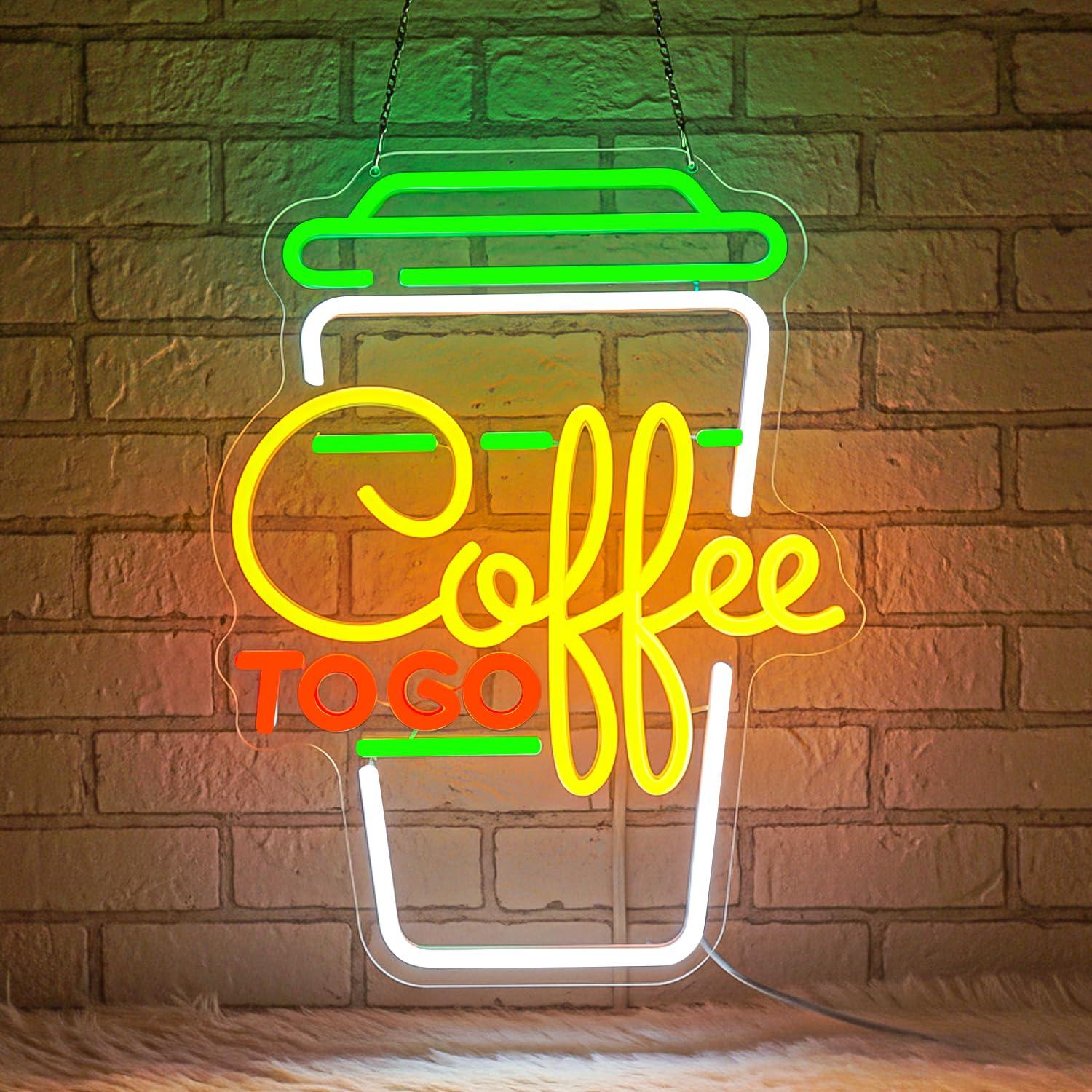Neonowy szyld kawowy, ściemnia – Kitchen Decor Lighting recenzja i cena