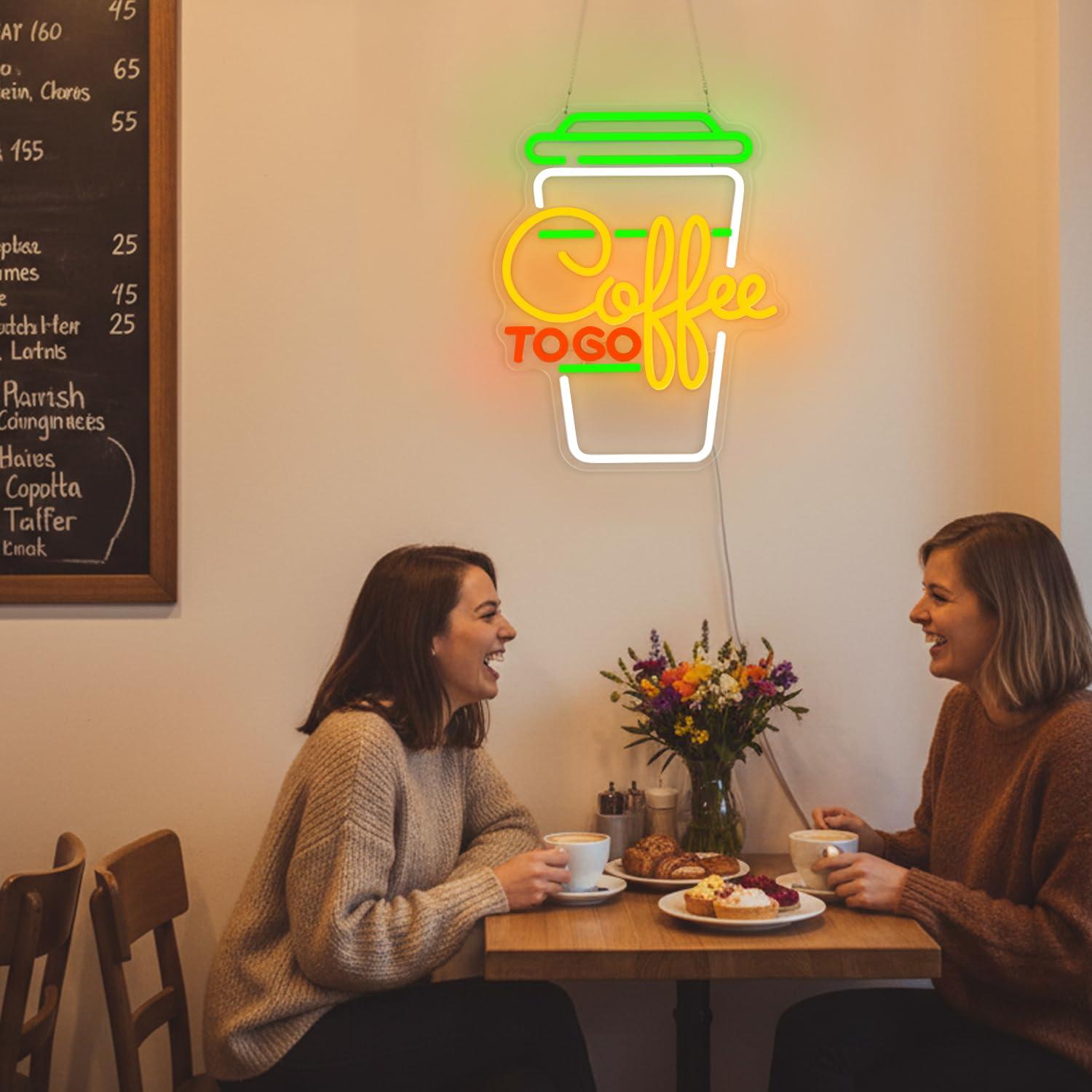 Neonowy szyld kawowy, ściemnia – Kitchen Decor Lighting recenzja i cena