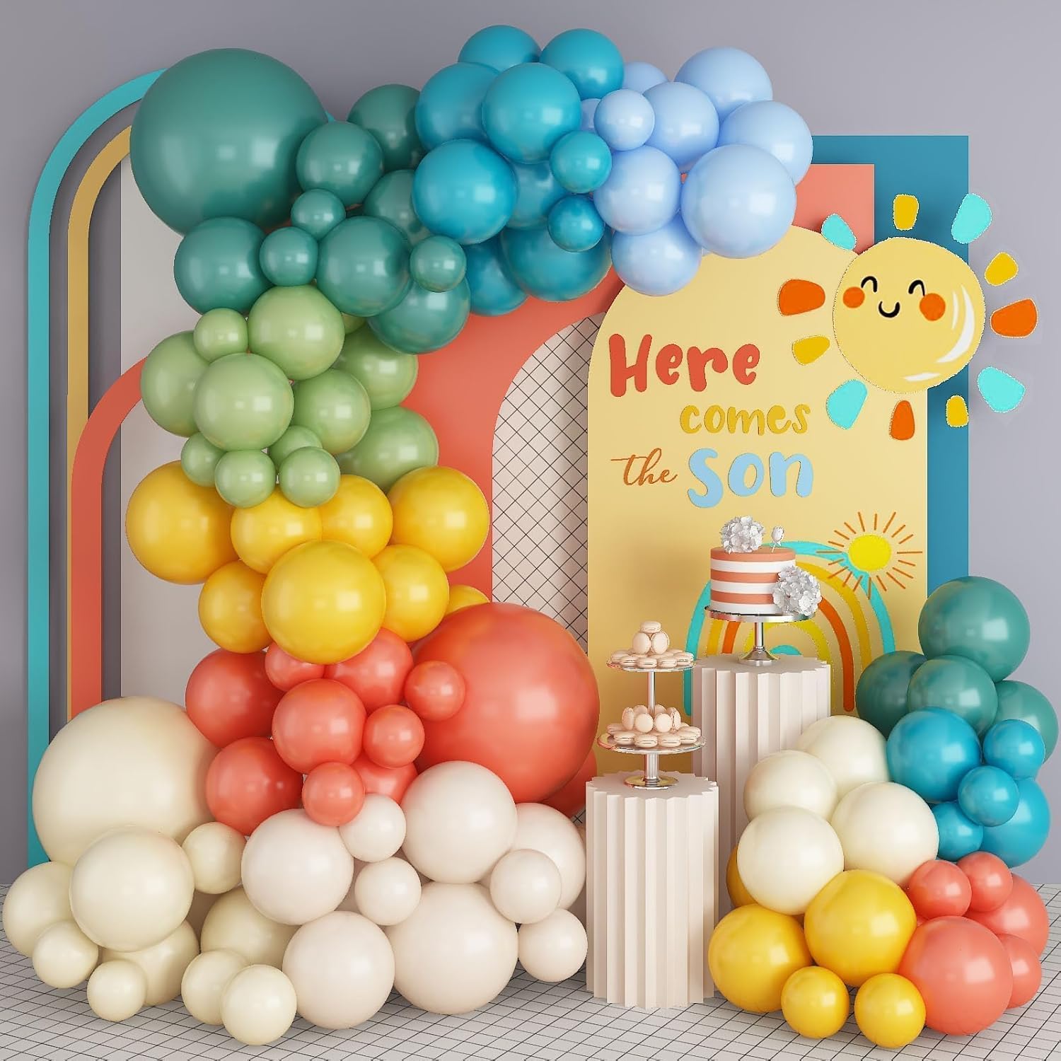 Zestaw balonów w stylu boho w  – Orange Lighting Decor recenzja i cena