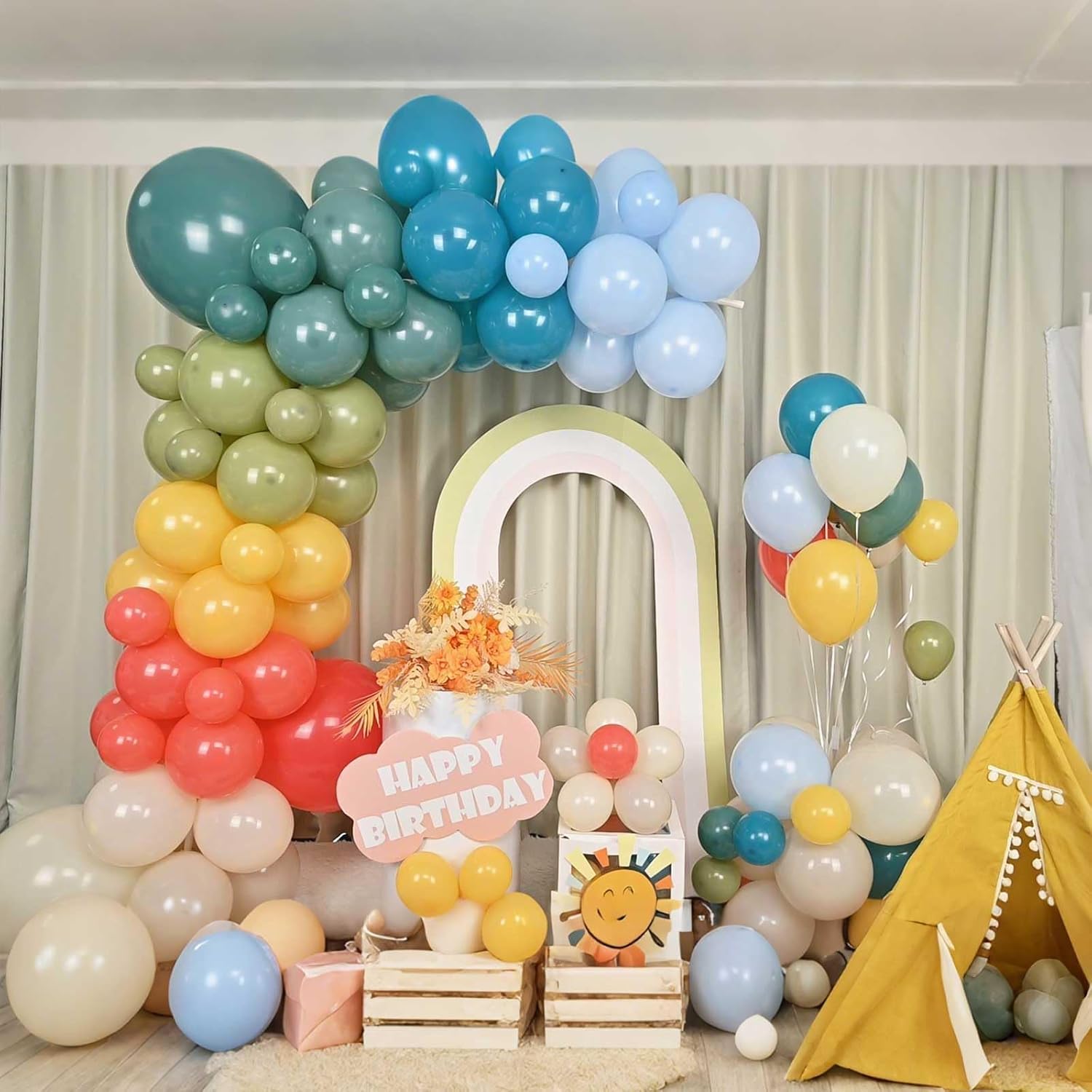 Zestaw balonów w stylu boho w  – Orange Lighting Decor recenzja i cena