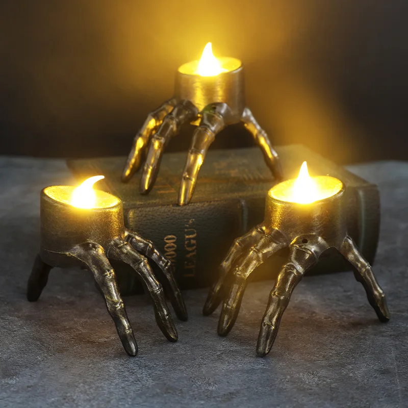 Halloween Break The Arm Skull  – Orange Lighting Decor recenzja i cena